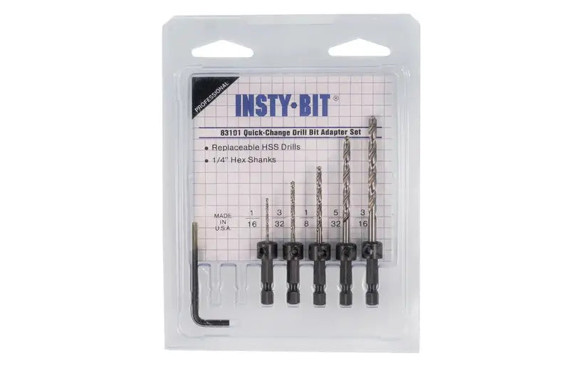 5 pc Drill Adapter Set w/bits image 0